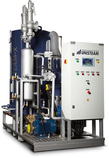 Industrial steam boiler UNISTEAM_X 1000